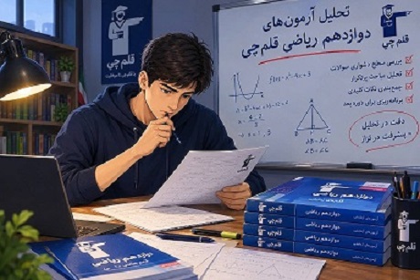 ویژه دوازدهمی‌های ریاضی : تحلیل آزمون‌های 12ریاضی قلم چی