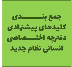جمعبندی کلیدهای پیشنهادی دفترچه اختصاصی کنکور انسانی-نظام جدید