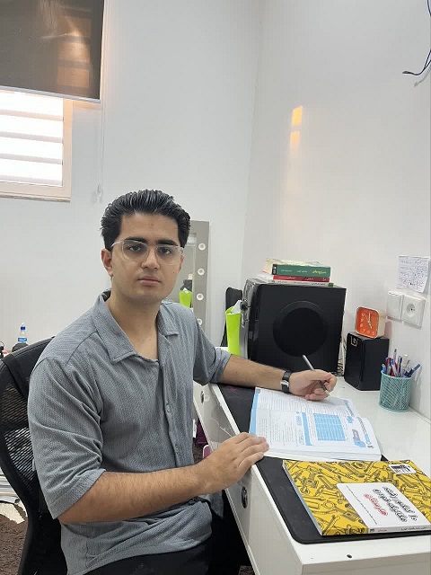 علی حسین زاده؛ رتبه 1کشور رشته مکانیک خودرو کنکور 1403 از رفسنجان