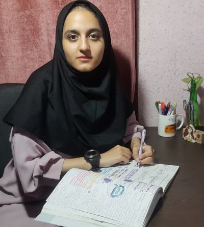 گفت وگو با دینا فرخنده ؛ پایه دوازدهم تجربی با 872 پاسخ صحیح