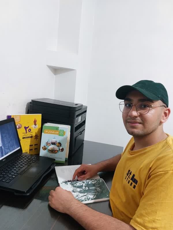 گفتگو با امیرمهدی مقدم_12 پایه تجربی_ باشگاه 500 تایی_از میاندوآب