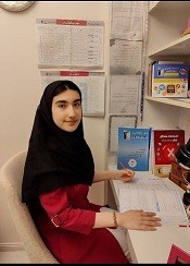 مصاحبه با الینا قاسم بگلو دانش آموز  نهم از تبریز