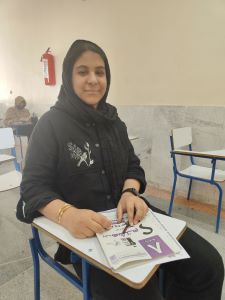 گفتگو با آرام کریمی دانش آموز برتر پایه هشتم از شهرکرد