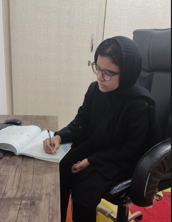 مصاحبه با فاطمه ریحانه شیردلی  کلاس هفتم و قهرمان پیوستگی