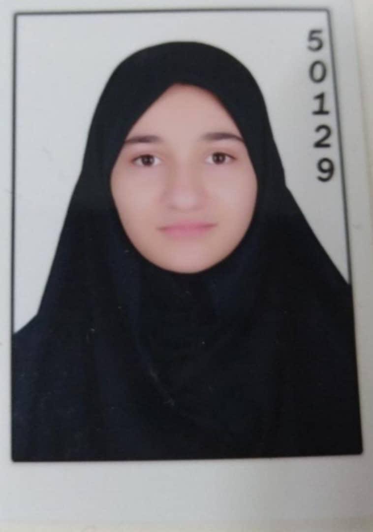 سیده التیام مسرور تلاش همیشگی و شرکت در آزمون باعث موفقیت می‌شود