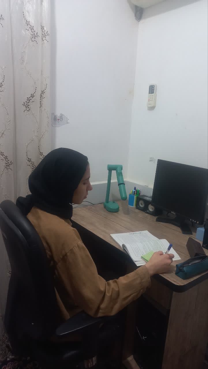 مهسا غلامی؛ نمودار پیشرفت در 2سال، 54آزمون، 2414پاسخ صحیح