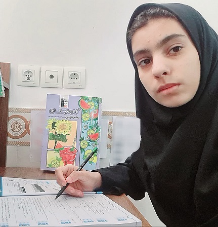 گفتگو با رضوان محمودنیا؛قبولی تیزهوشان نهم 1404 از شهربابک