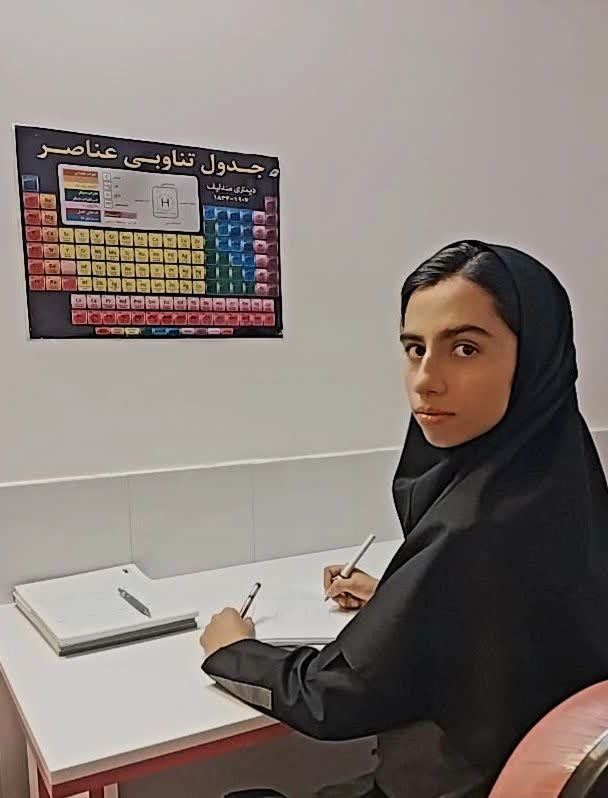 گفتگو با عارفه ابراهیمی؛قبولی نمونه دولتی 1404 از شهربابک