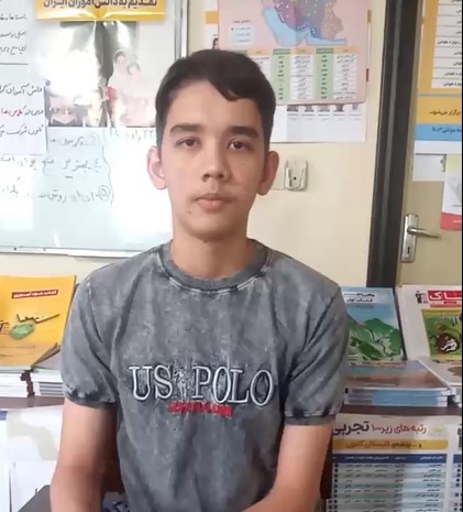 فیلم قبولی‌های مدارس تیزهوشان: تاشلی فرشادی پایه نهم از بندرترکمن