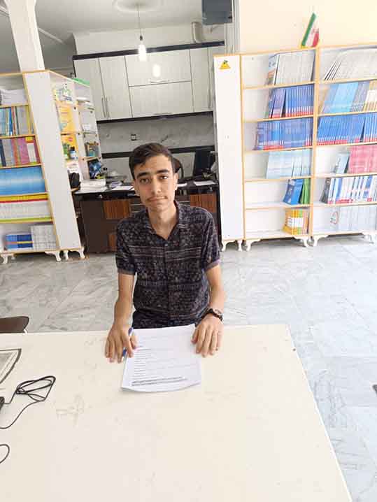 امیرمهدی صادقی قبولی دانشگاه فرهنگیان آموزش ابتدایی 1404