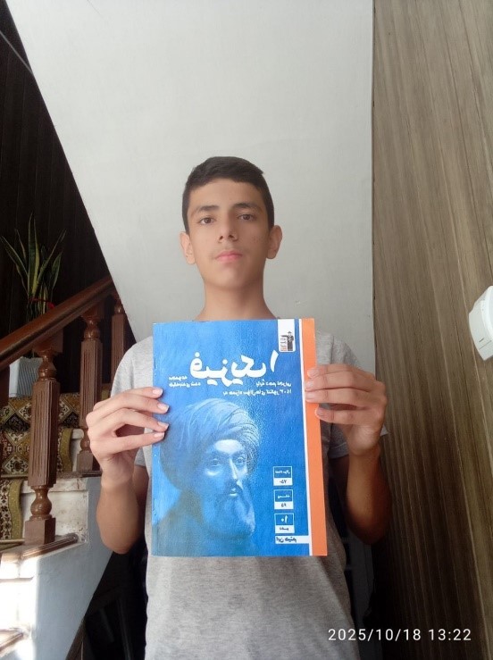 گفتگو با قهرمان پیوستگی: سادیار صادقی نژاد دهم تجربی