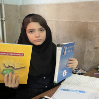 گفتگو با رزا اولیایی دانش اموز دوازدهم ریاضی