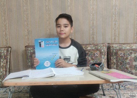 قهرمان تابستان، پارسا یکه باشی دانش آموز پایه هفتم مشهد