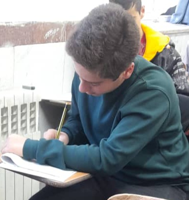 گفتگو با محمدحسین عسگری پایه نهم از همدان یک