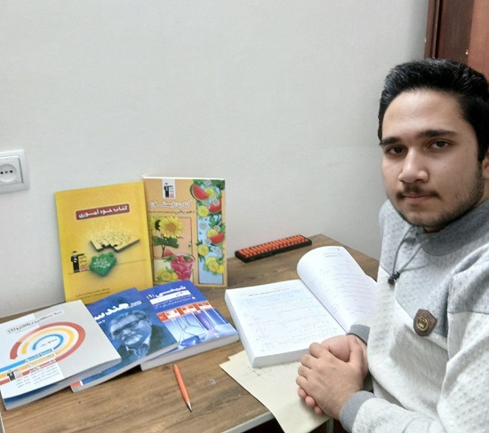 محمد طاها حاجی زاده : نمونه قبول شدم و هدفم از الان کنکور است