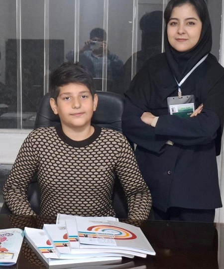 امیرعلی روحی : قهرمان پیشرفت، هدفم قبولی در ازمون تیزهوشان است