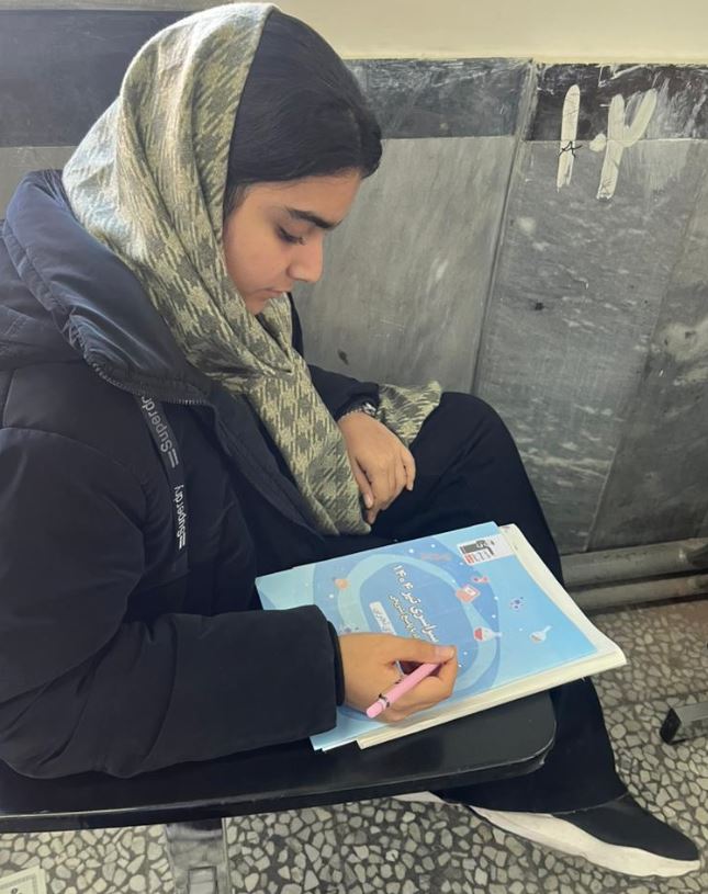 پرنیان مسعودی قهرمان پیوستگی از آمل با اولویت افزایش ساعت مطالعه