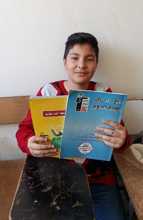 قهرمان تابستان، محمد صدرا نجاتی راد دانش آموز مقطع هفتم از مشهد