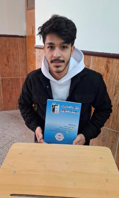 قهرمان پیوستگی، امیر وحیدی دانش آموز مقطع دوازدهم تجربی از مشهد