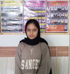 گفت وگو با فاطمه بابائی;عضو قهرمانان تابستان وپاییز قلم چی خرمدره