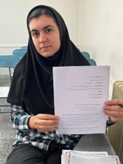 مصاحبه دانش اموز الینا حاجی زاده دوازدهم تجربی از تبریز