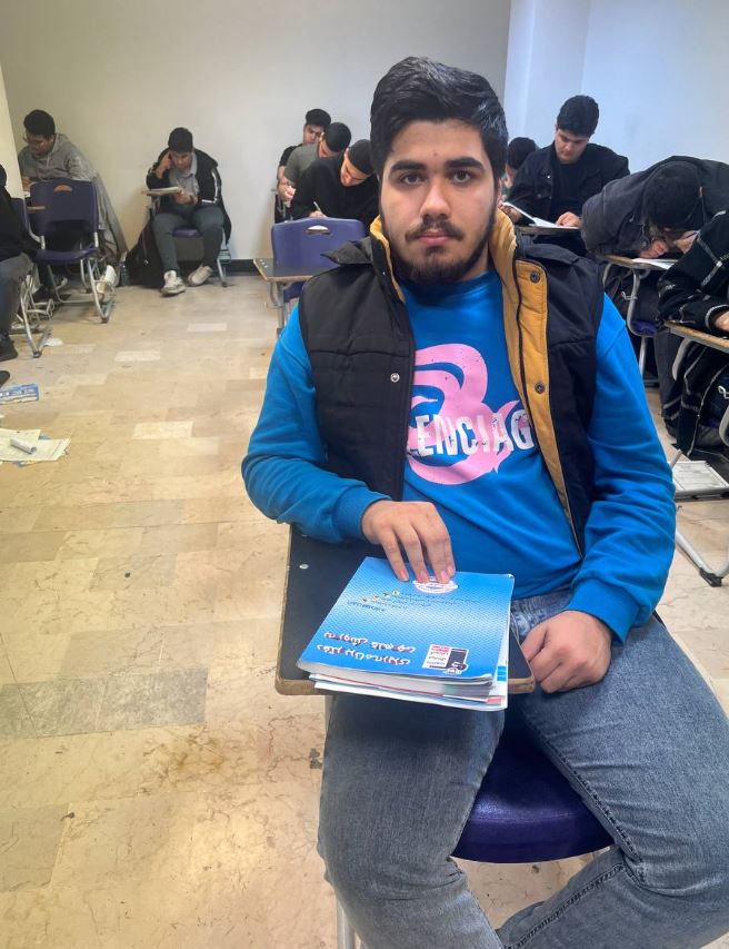 گفتگو با طاها طهماسبی، دوازدهم تجربی از آمل