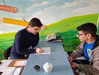 مصاحبه دانش اموزرضا داداشی ولیلو یازدهم تجربی از تبریز