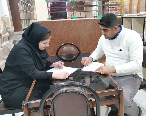 گفت و گو با فرشته صالحی مهر پشتیبان برتر از شوشتر