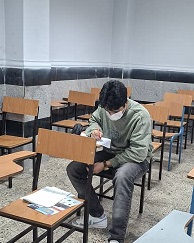 محمد افروزه از دلایل موفقیت خود در آزمون‌ها چه می‌گوید(از شهر جم)