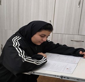 مصاحبه با الین قشلاق  دانش آموز پایه‌ی هشتم از  تبریز