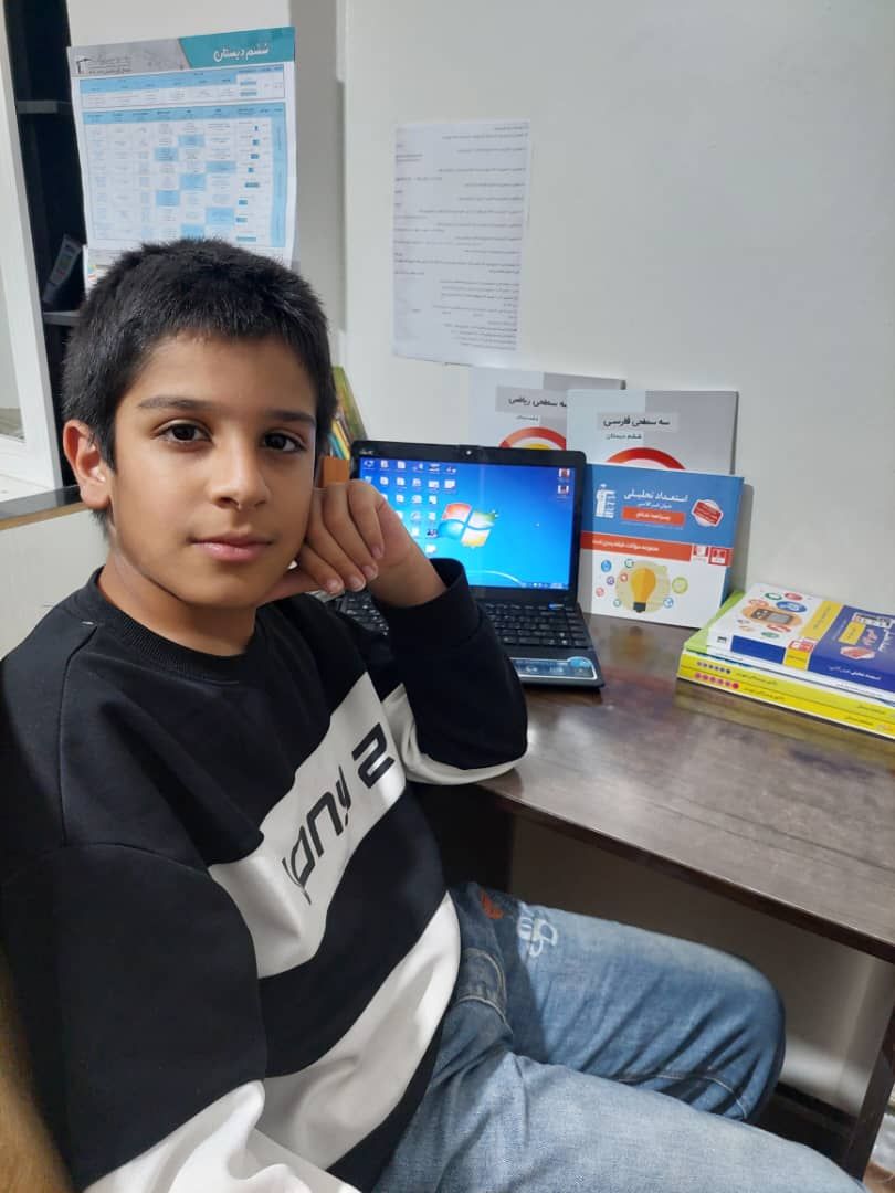 سامان وفاپور با برنامه‌ریزی و تحلیل دقیق برای قبولی تیزهوشان