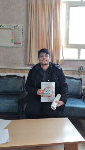 رضا نصیری قهرمان پیشرفت دوازدهم تجربی از شهرکرد