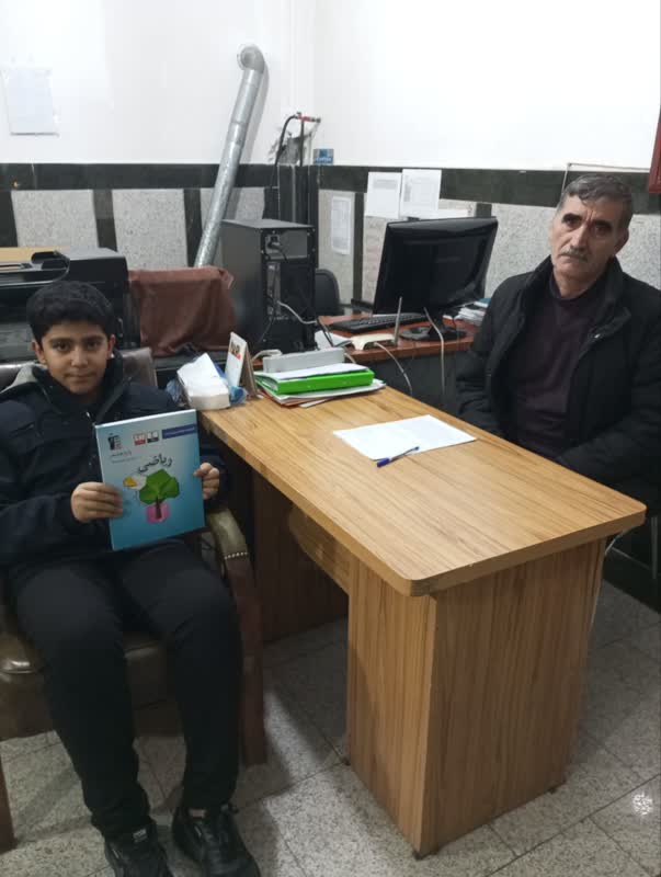 گفت و گو با امیرمحمد ناصری قهرمان پاییز پایه هشتم از نقده