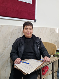 گفت وگو با امیرمحمد قلی‌زاده قهرمان تابستان پایه هشتم از مراغه