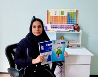 گفتگو با مبینا حسینی پناه قهرمان پاییز پایه نهم از بوشهر