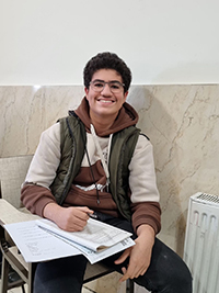 گفت وگو با پارسا منات قهرمان تابستان پایه هشتم از مراغه