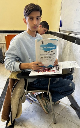 گفت و گو با امیررضا فرزین مغانلو ، قهرمان پیشرفت تحصیلی