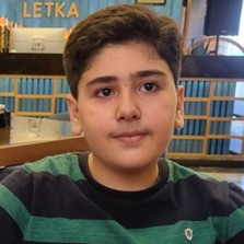 مصاحبه دانش اموز محمد مهدی رشید جعفری مقطع ششم از تبریز