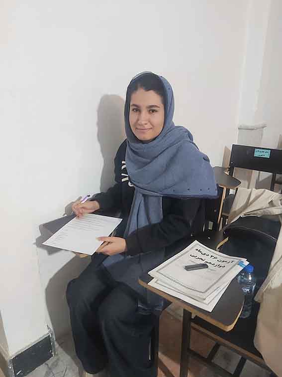 فرناز جعفری دوازدهم تجربی قهرمان پاییز میانگین تراز 6156