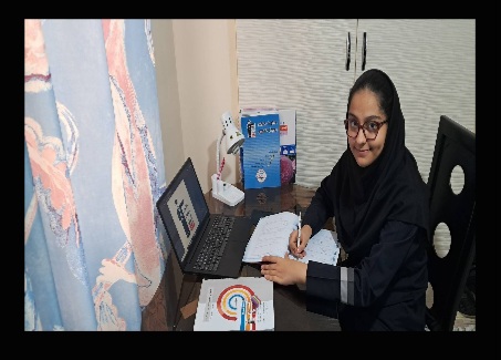 مصاحبه با دانش آموز عطیه دولی خانی قهرمان پیوستگی پایه نهم