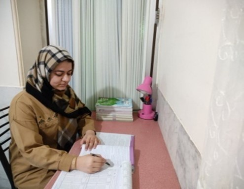 گفت و گو با زهرا برهانی قهرمان پیوستگی  دوازدهم انسانی