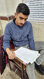 گفت وگو با پارسا نجد مکاری قهرمان تابستان پایه نهم از مراغه