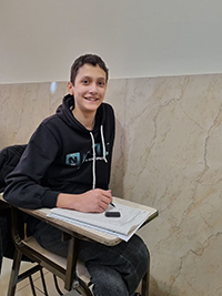 گفت وگو با امیر مهدی آذریار قهرمان تابستان پایه هشتم از مراغه