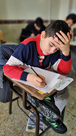 گفت وگو با محمد امین حاجی زاده قهرمان تابستان پایه هفتم از مراغه