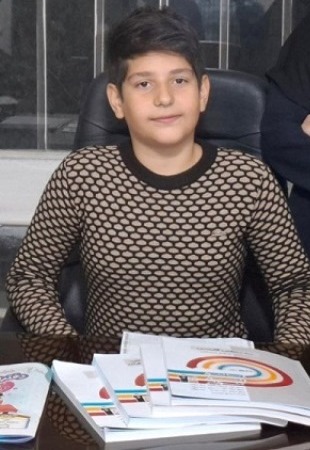 قهرمان پیشرفت، امیر علی روحی دانش آموز مقطع ششم از مشهد