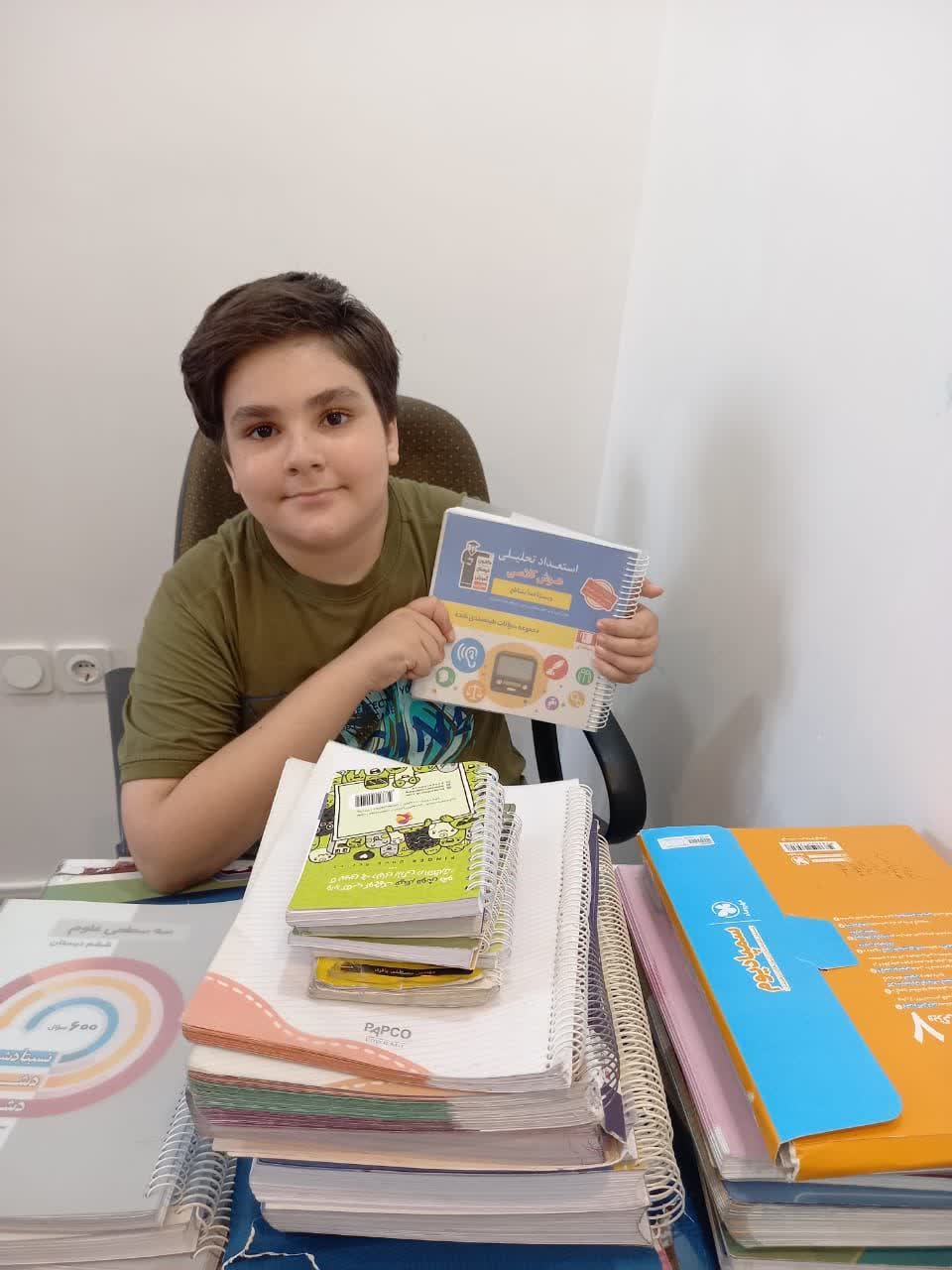 رادمهر علی پور از پیشرفت درتابستان تا قبولی تیزهوشان