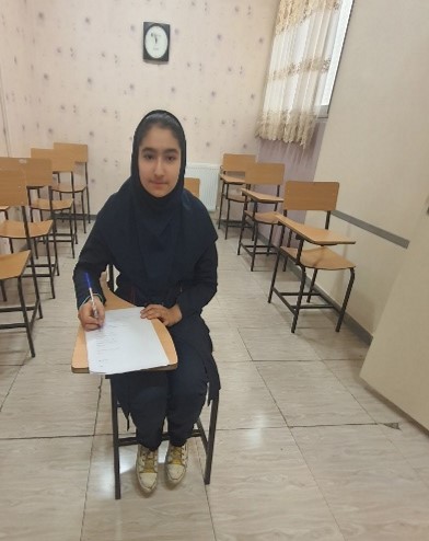 مصاحبه با  ریحانه شقاقی دانش آموز  مقطع نهم از  تبریز