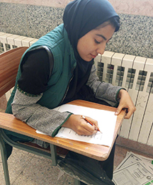 گفتگو با کوثر نوری : دانش آموز برتر _ 12 انسانی از زابل