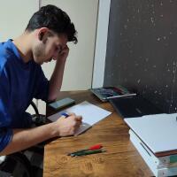 گفت و گو با دانش آموز طاها ذوقی رشته ریاضی