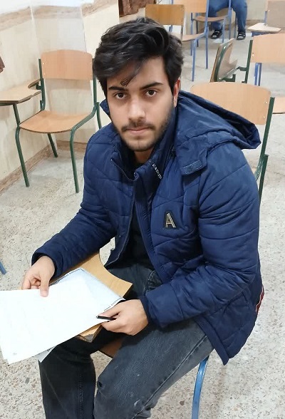 گفت و گو با مسیح ذبیحی پایه دوازدهم تجربی قهرمان پیوستگی ازبهشهر